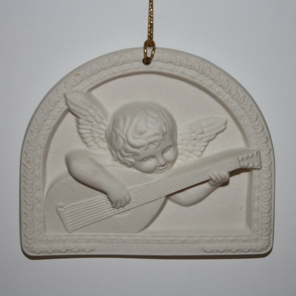 The Halls 1984 Christmas Card Ornament, Ceramic - Picture 1 of 1